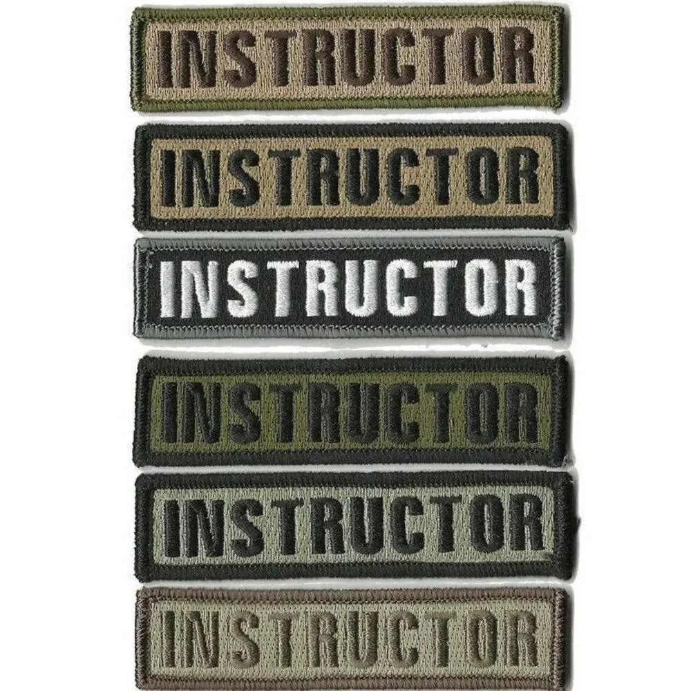 BuckUp Tactical Morale Patch Hook Instructor Morale Patches 3.75x1" - Picture 1 of 13